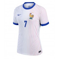 Camiseta Francia Antoine Griezmann #7 Visitante Equipación para mujer Eurocopa 2024 manga corta